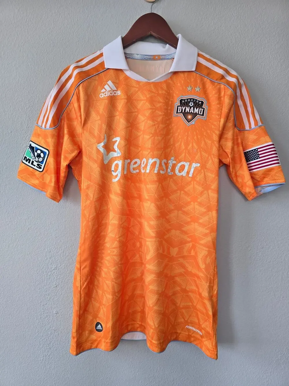 Adidas Houston Dynamo 2011 Formotion MLS Home Jersey Player Issue M ClimaCool